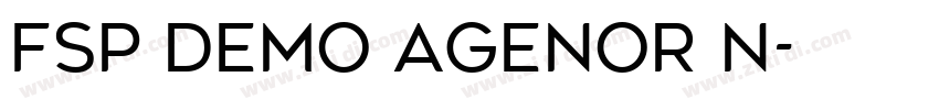 FSP DEMO Agenor N字体转换 FSP DEMO Agenor N字体转换
